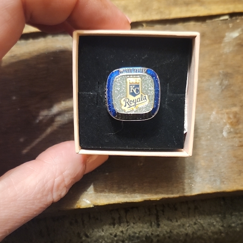 Championship Ring - Blue and Silver